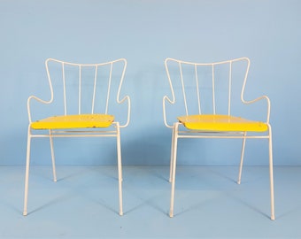 Vintage Antelope Chairs by Ernest Race x 2