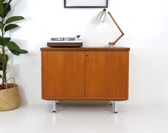 Vintage Danish Record Cabinet / Small Sideboard - Retro