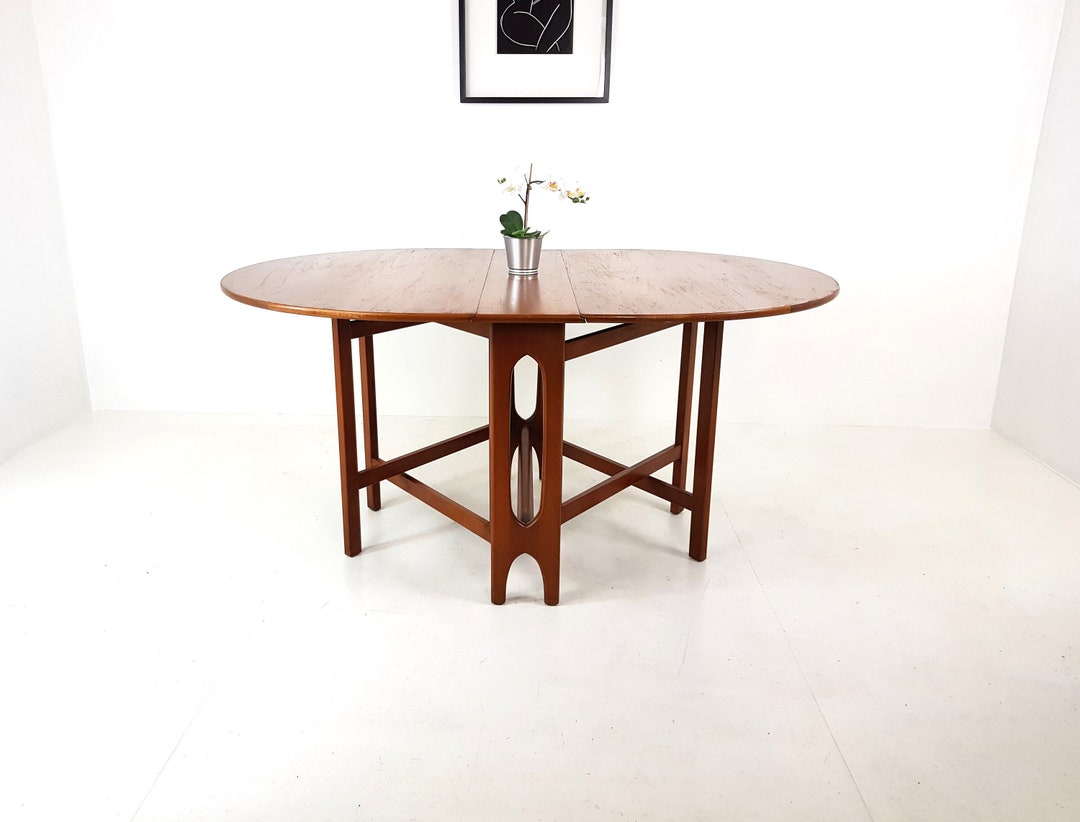 Vintage G Plan Dining Table / Folding / Gate Leg Table Mid Century