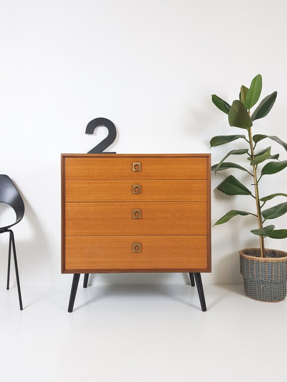 Vintage G Plan Chest Of Drawers Mid Century Danish Design Etsy