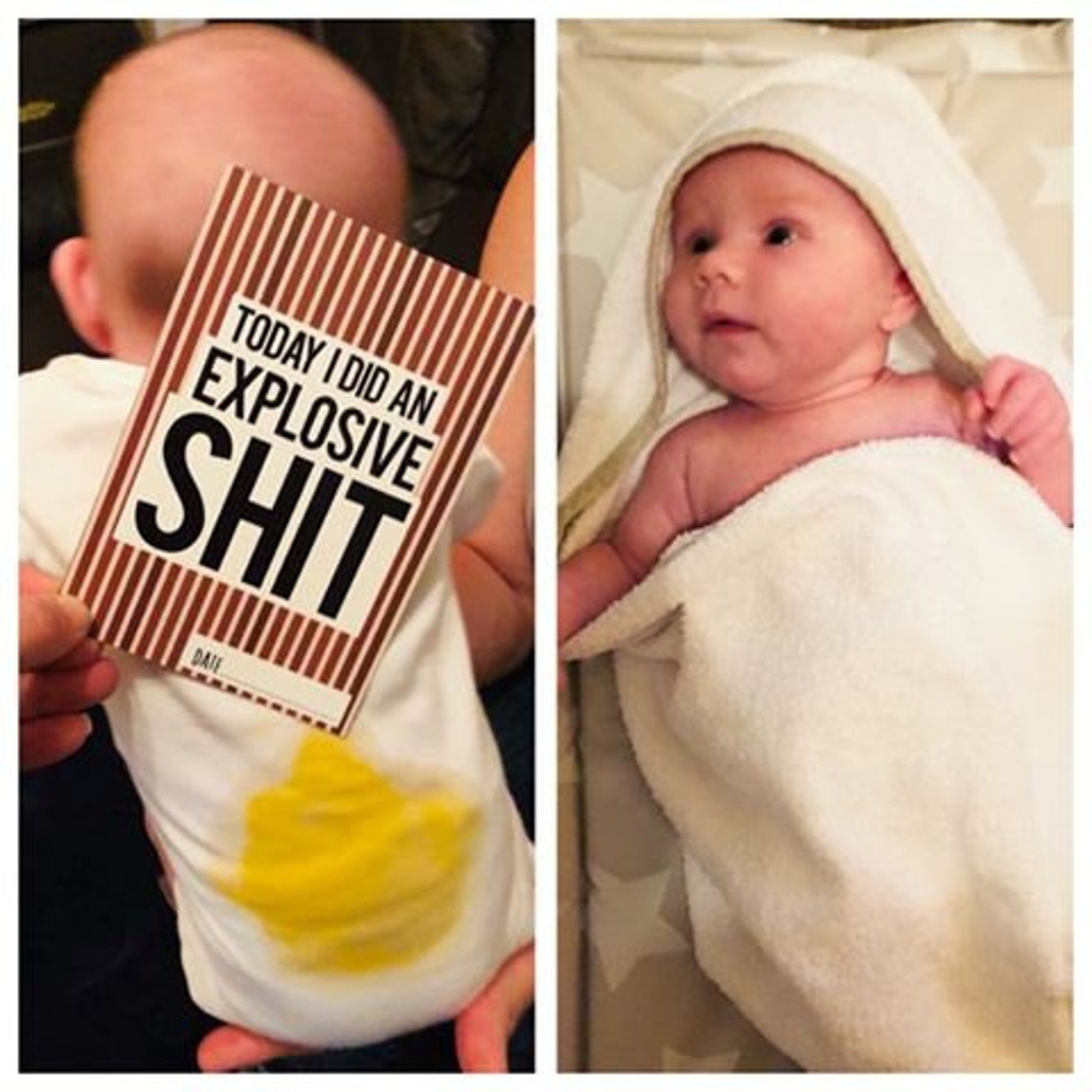 Banter Milestones Cardsfunny Baby Shower Giftbaby Shower Etsy