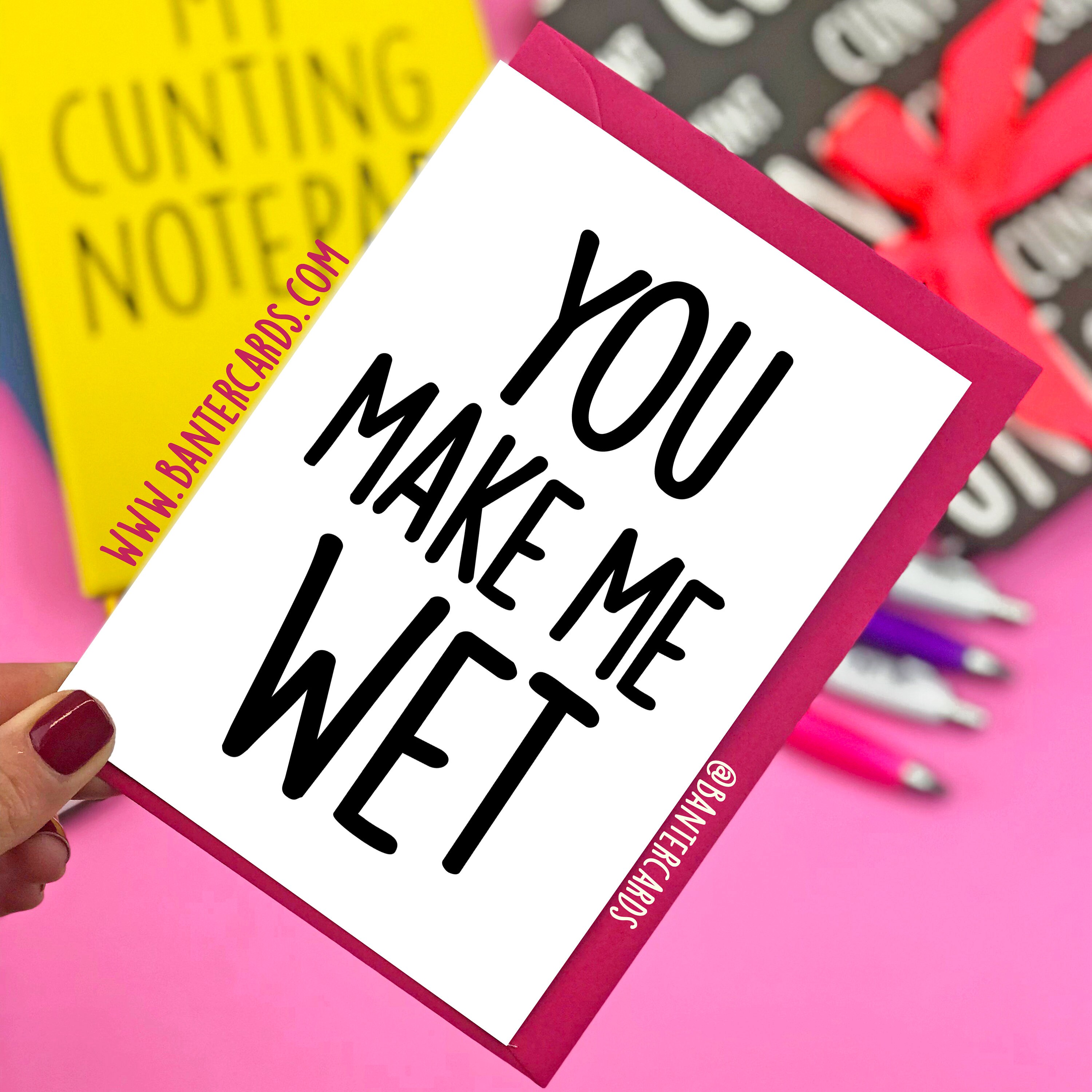 You Make Me Wet Fbfunny Cardsbanter Cardsfunny - Etsy Ireland
