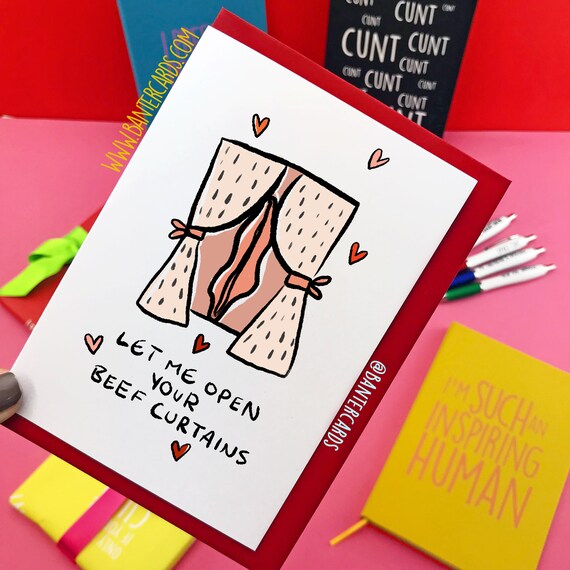 Let Me Open You Beef Curtains Pc 00 Fbfunny Cardsbanter Etsy