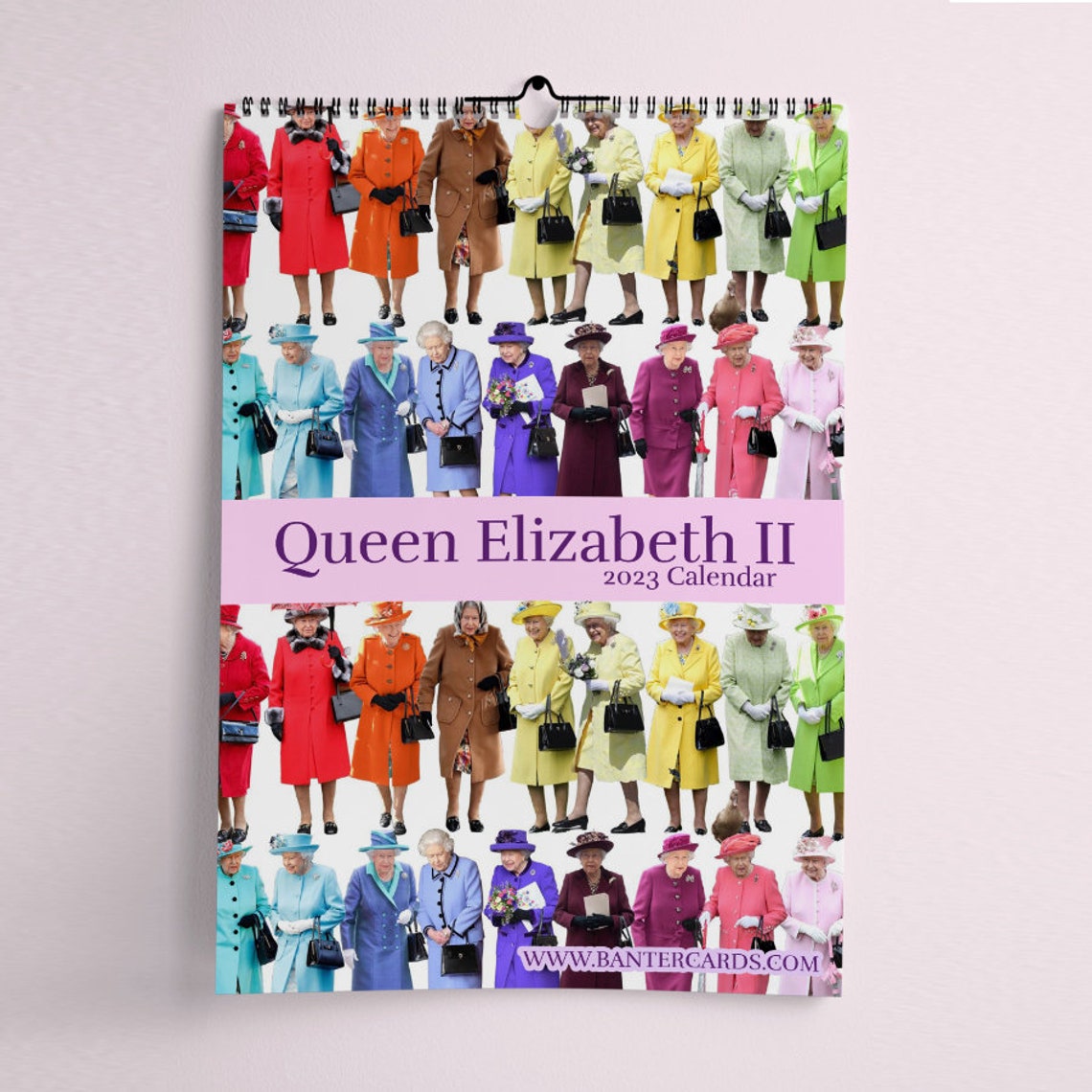 Queen Elizabeth 2023 Calendar Queen Elizabeth the Queen Etsy UK