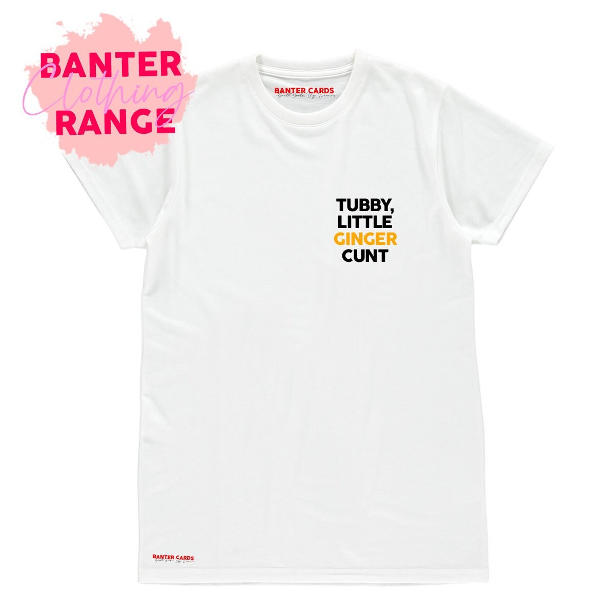 Tubby Little Ginger c camiseta, camisa divertida, regalos de jengibre