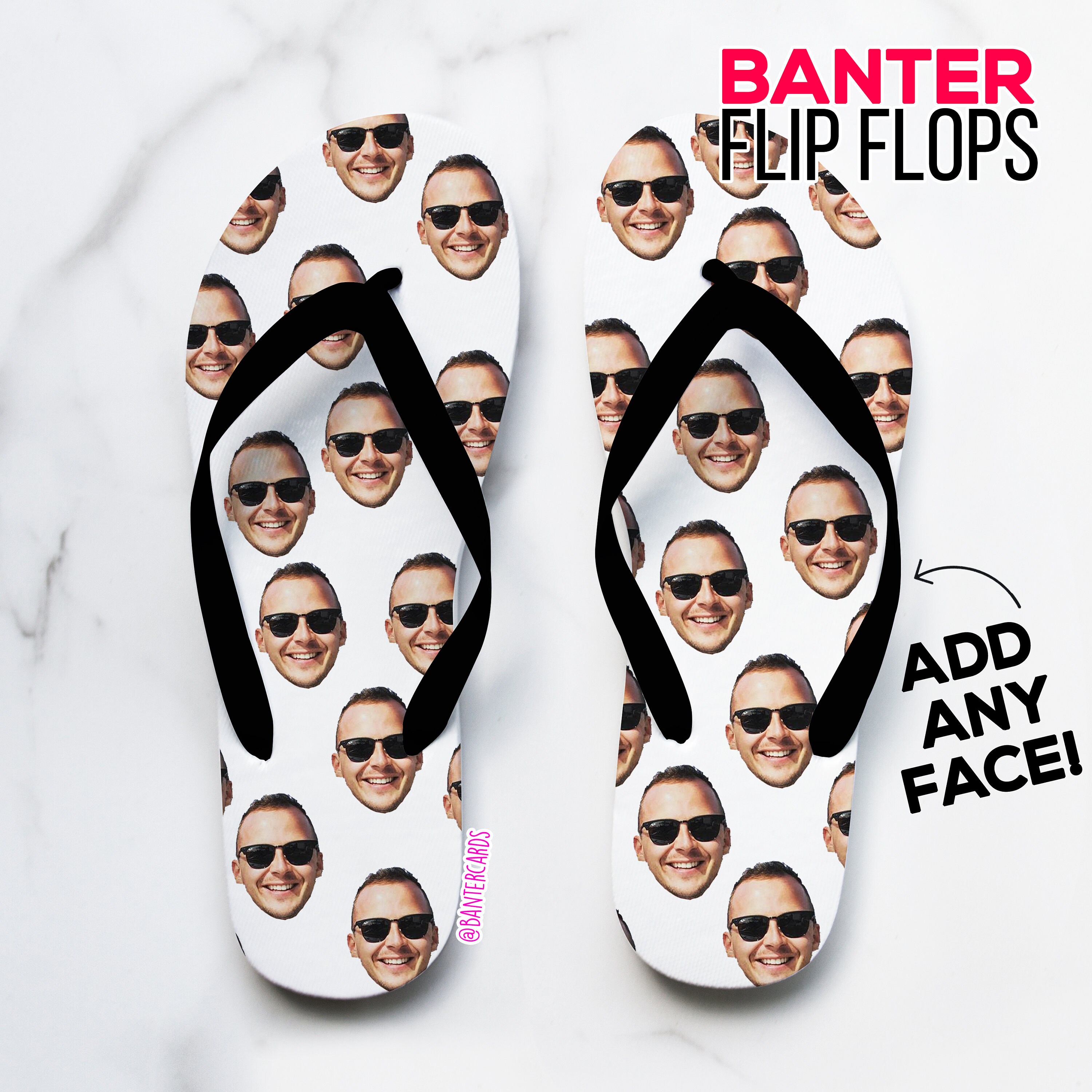 Face Flip Flop - Etsy