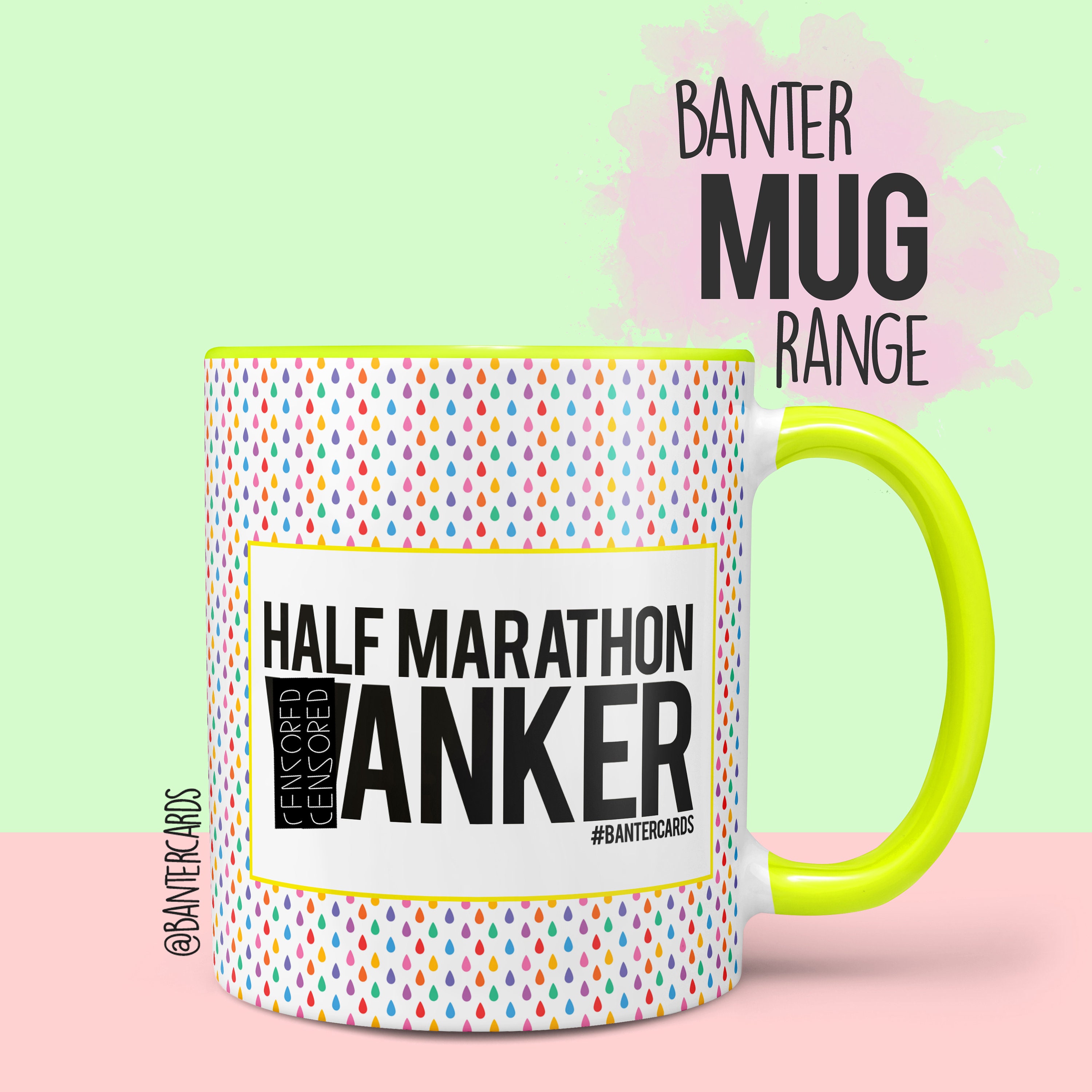 Halbmarathon W nker Becher Becher lustige Tassen Banter Etsy.de