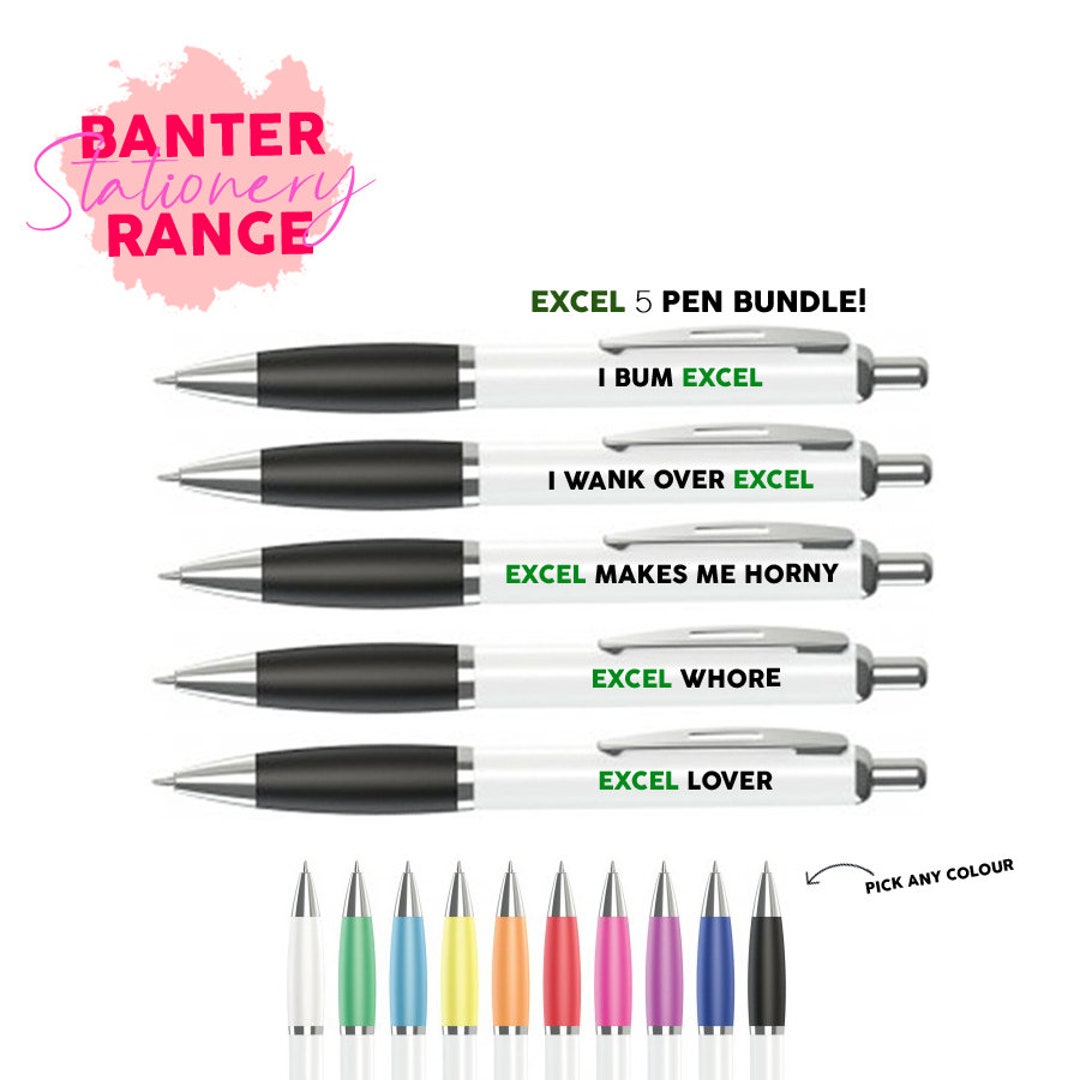 Excel Pen Bundle,excel Lover,spreadsheet Gifts,accountant Gifts,funny