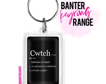 Cwtch Definition Keyring,welsh keyring,welsh gift,wales,north wales,cuddle,cwtch,funny keyring,cymreag,welsh birthday gift,welsh stuff