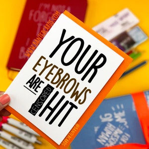 Your Eyebrows Are St Plain FB, Funny Cards,banter Cards,funny Valentine ...