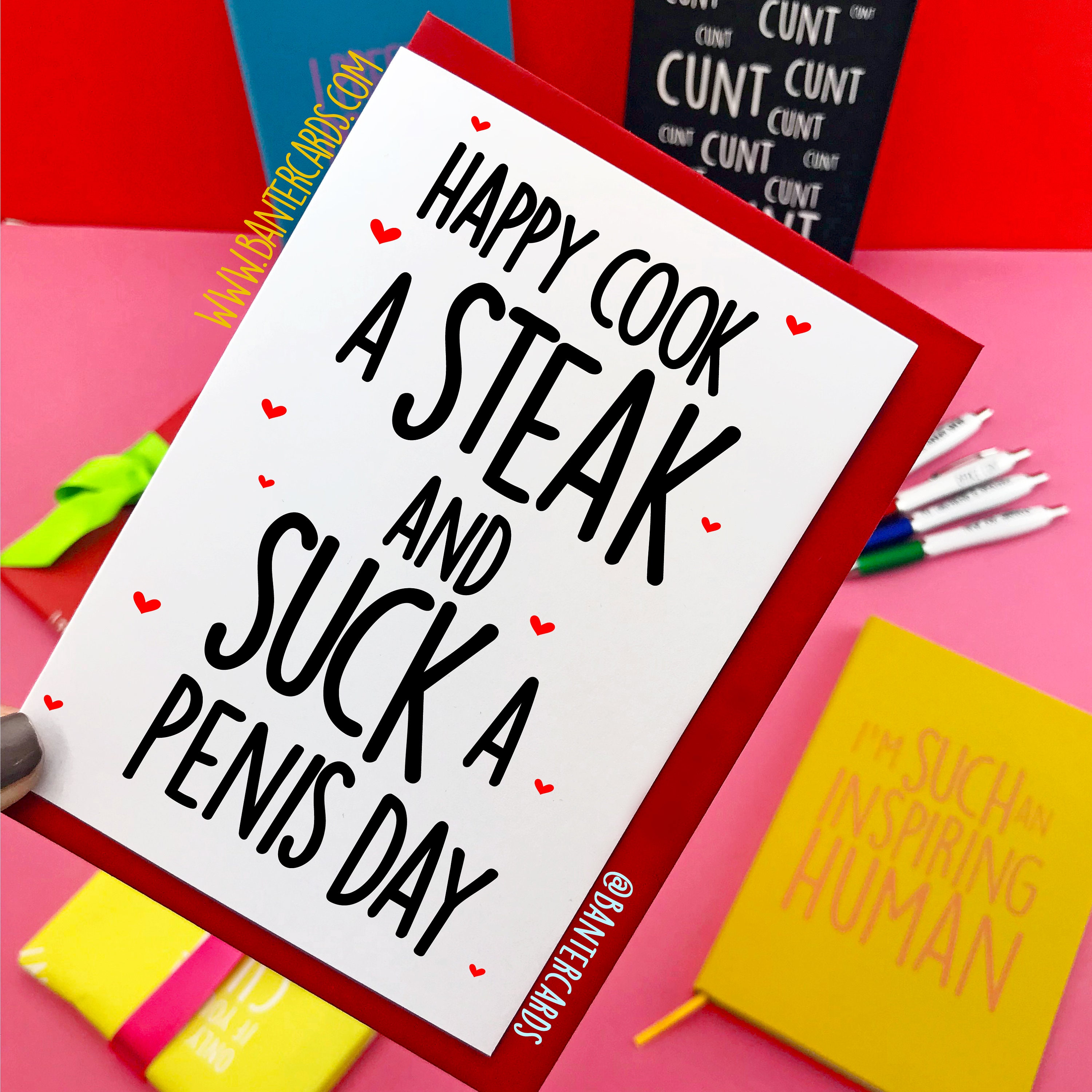 Happy Cook A Steak and Suck A Penis Day