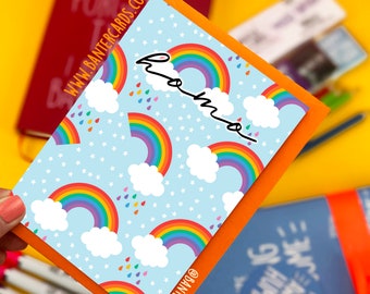 Homo - Rainbows FB,funny cards,banter cards,banter birthday,friends birthday,homo birthday,gay birthday,gayboy birthday,rainbows,LGBQT,diva