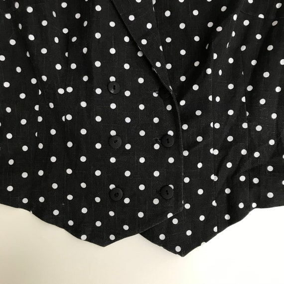 Vintage polka dots blazer - image 4