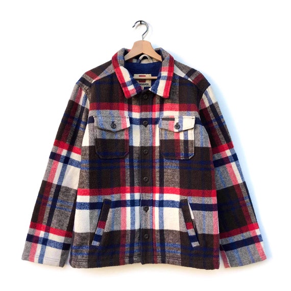 Quiksilver checked quilted shirt/jacket