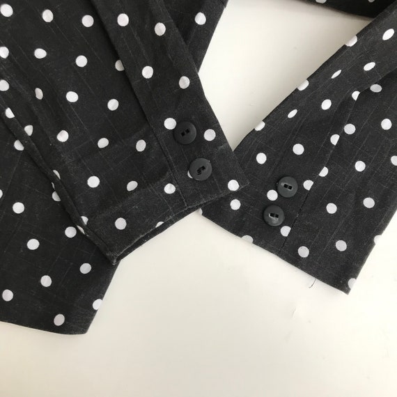 Vintage polka dots blazer - image 5