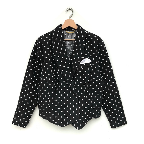 Vintage polka dots blazer - image 1