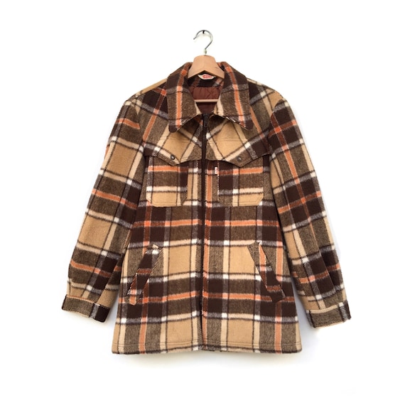 Vintage Levi’s checked coat
