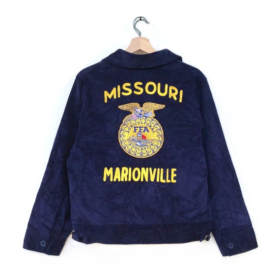 Vintage FFA blue corduroy jacket
