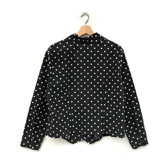 Vintage polka dots blazer - image 2
