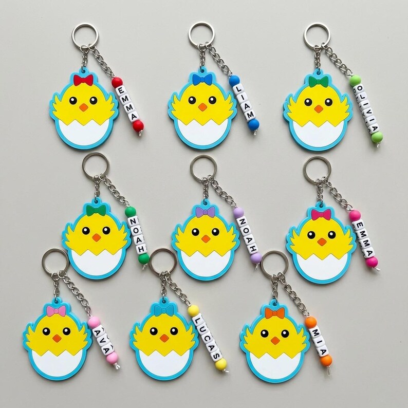 Backpack Charm Chicken SVG, Laser Cut Keychain Template, DIY Kids Bag ...