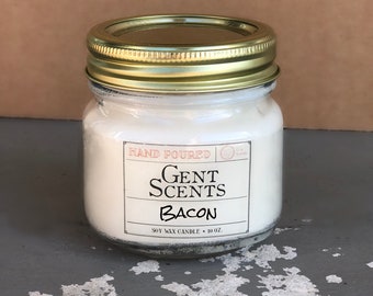 Men's Gent Scents Hand Poured Soy Wax Candle - Valentines Gift, Fathers Day Gift for him, Christmas Gift