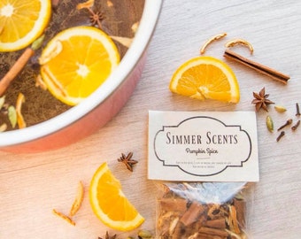 Simmer Scents, Stovetop Potpourri, Natural Home Fragrance, Potpourri, Holiday scent, Air Freshener, Orange, Apple, Simmering Scents