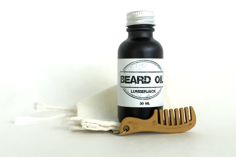 Beard Oil 1 oz Glass Bottle Beard Comb Beard Grooming Kit Etsy