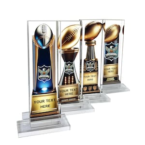 Personalized Fantasy Football Trophy   - Custom Football Trophy- Customizable Fantasy Football Trophy -   League Champion Design