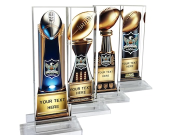Personalized Fantasy Football Trophy   - Custom Football Trophy- Customizable Fantasy Football Trophy -   League Champion Design