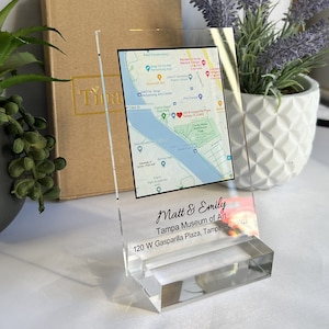 Wo alles begann Print, unser erstes Datum Print mit Karte Pin, Hochzeitsgeschenk, für Braut und Bräutigam