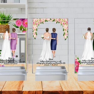 Custom Mother of the Bride Gift, Customized Wedding Print, Mother of the Bride, Mother of the Bride Illustration, Mother of Bride Portrait