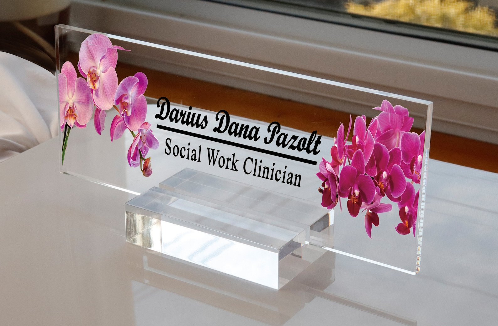 Personalized Name Plate for Desk Custom Office Decor Nameplate Sign ...