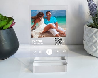 Custom Music Plaque , Personalized Song Plaque, Any Photo , Song, Any Playlist, Album Cover, Music Gift, Music Prints