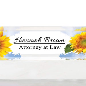 Personalized Name Plate for Teacher  Custom Office Decor Nameplate Sign  Office Desk Name Plate  for woman for man