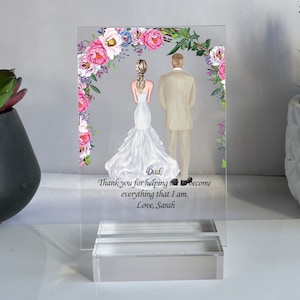 Custom Father of the Bride Gift, Customized Wedding Print, Father of the Bride, Father of the Bride Illustration, Father of Bride Portrait
