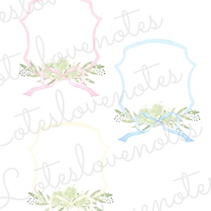 Watercolor Crests