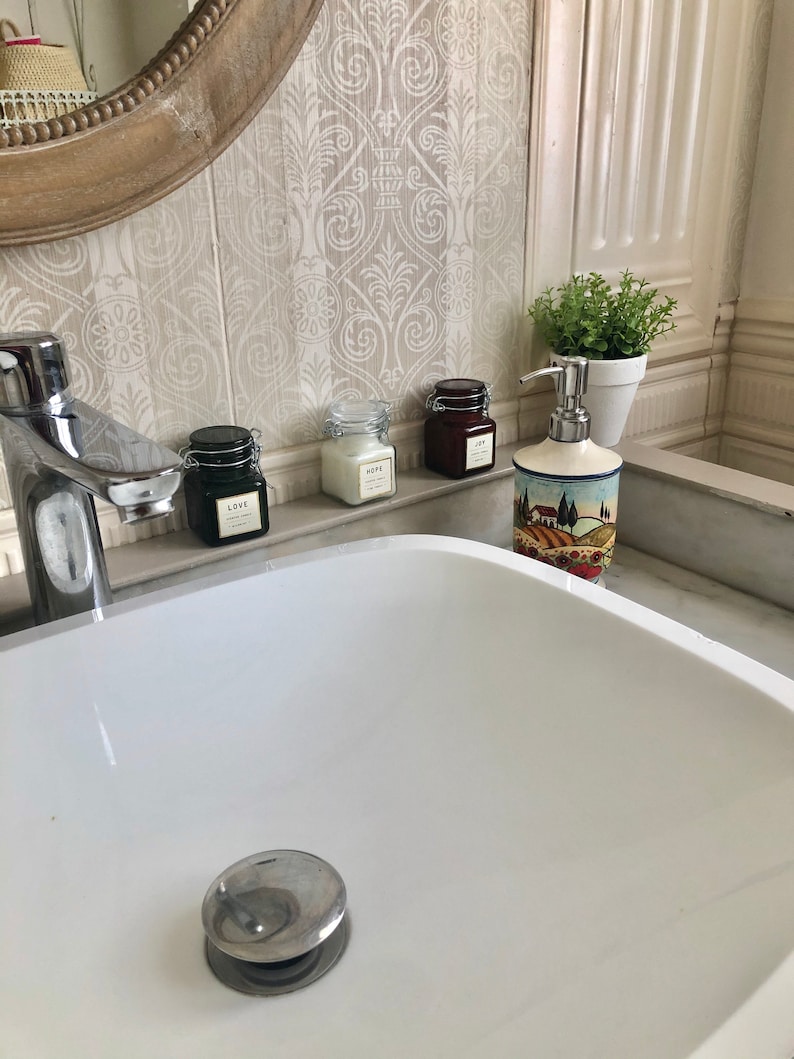 Italian Ceramic Soap Dispenser With Rust Proof Stainless for Etsy