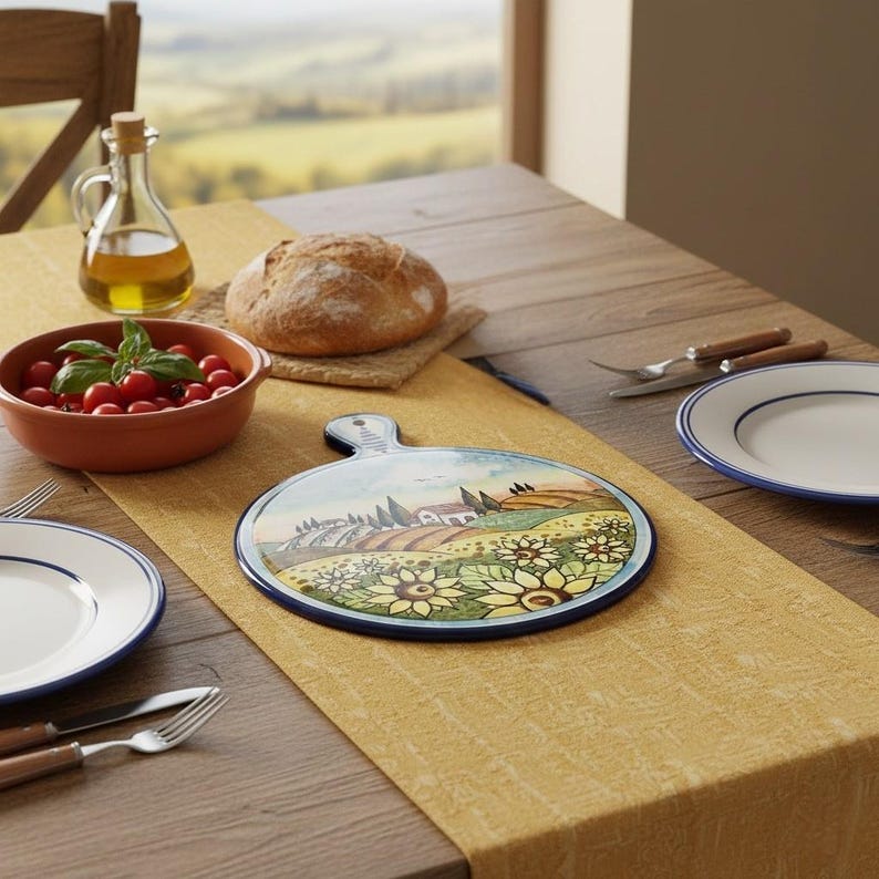 Italian Ceramic Art Utensil Kitchenware Trivet Pottery Collection ...