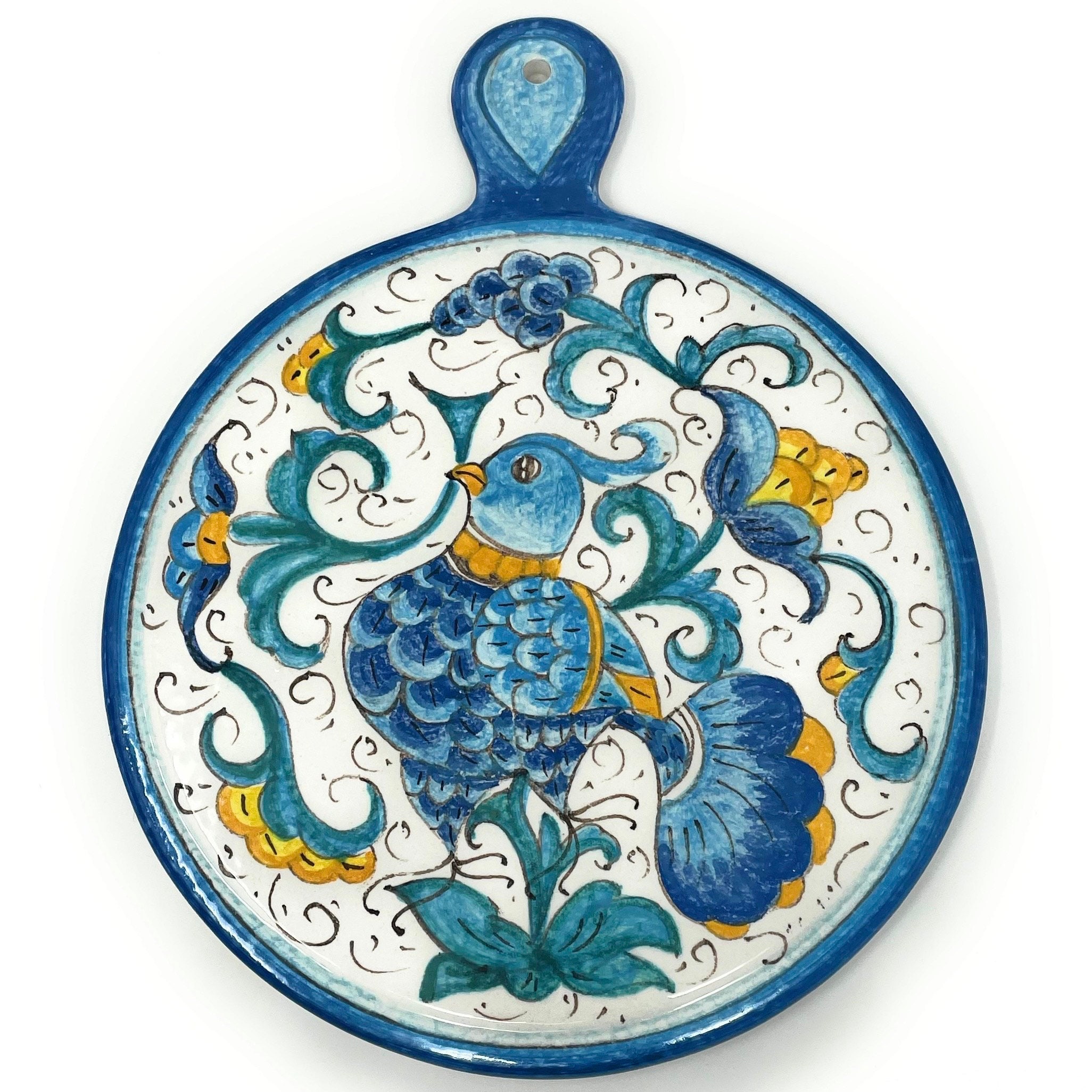 Italian Ceramic Art Utensil Kitchenware Trivet Tile Pottery Collection ...