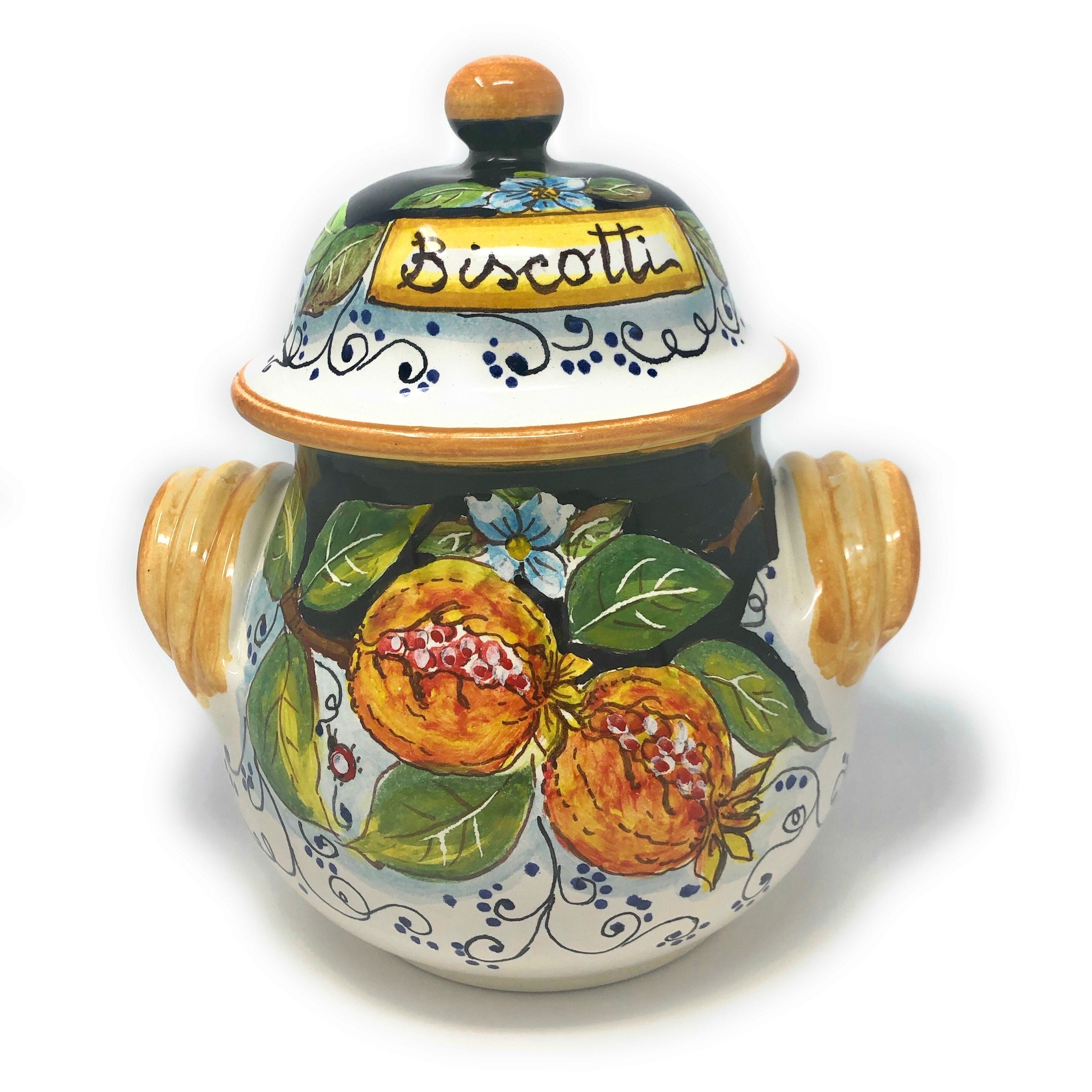 Biscotti Jar for sale 76 ads for used Biscotti Jars