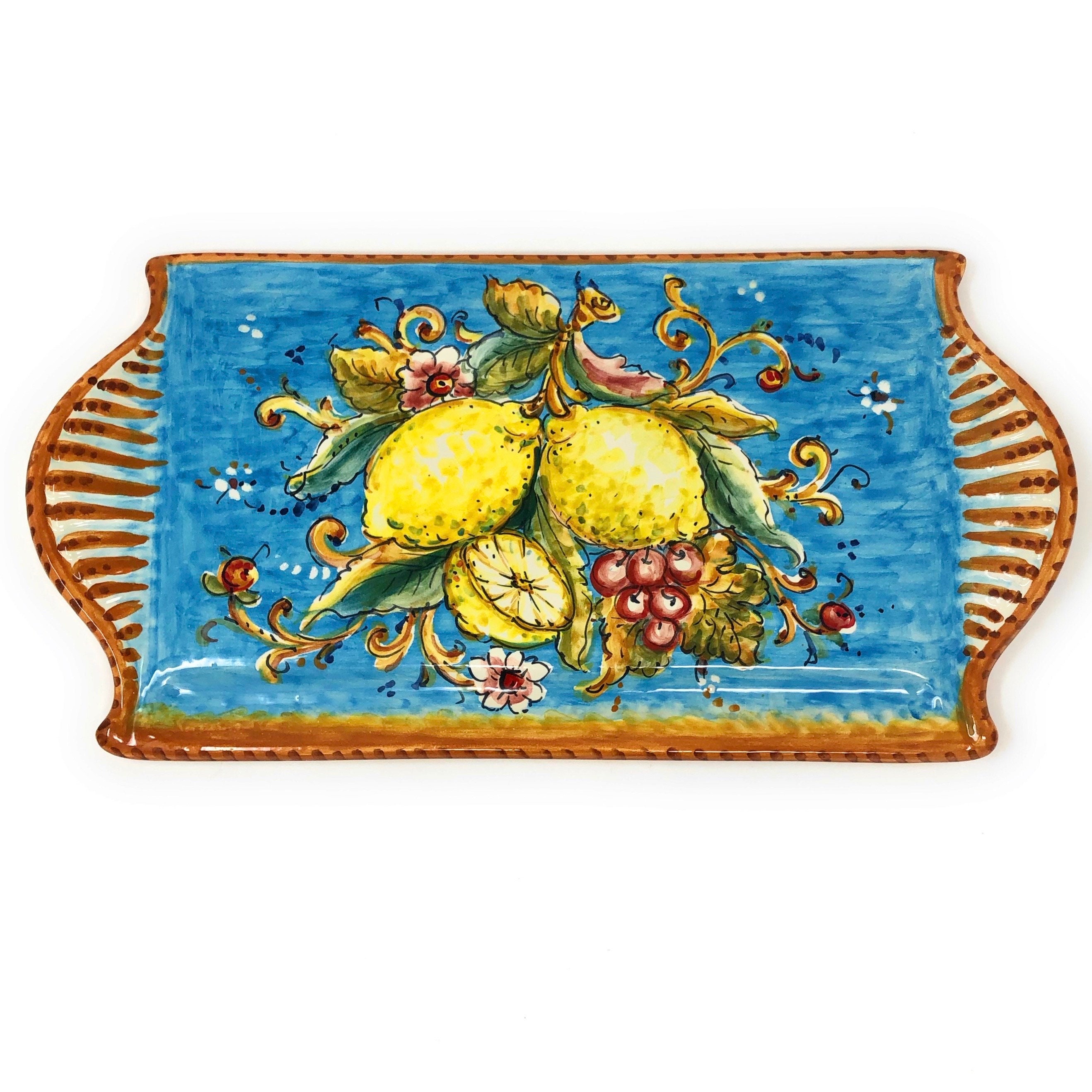 CERAMICHE D'ARTE PARRINI Italian Ceramic Art Pottery Serving B 並行輸入品 Ceramiche d\u0027Arte Parrini | THIS TUSCAN LIFE
