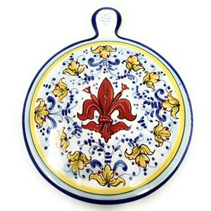 Italian Ceramic Art Trivet Pottery Collection Lily Florence Hand Painted Made in ITALY Tuscany Store