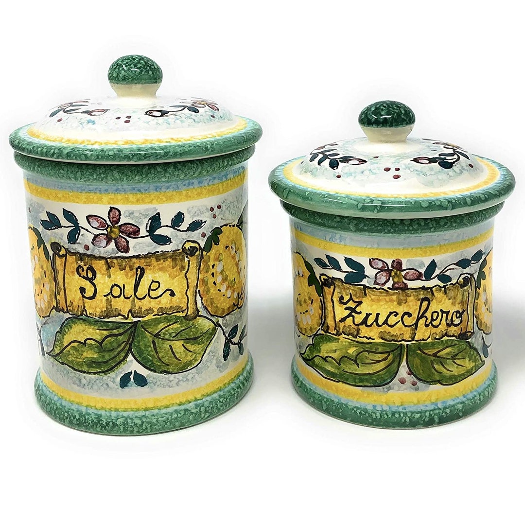 VINTAGE 陶器 キャニスター 4点セット フローラルデザイン オランダ語 Amazon.co.jp: 陶器 キャニスター 容器 花柄 ヴィンテージ