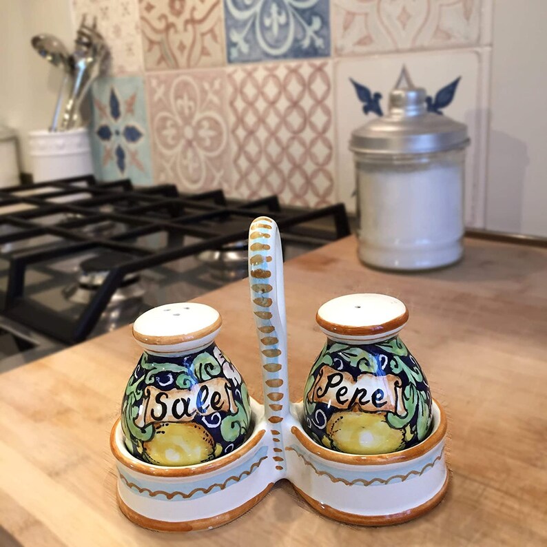 Ceramiche d'Arte Parrini Salt and Pepper Shaker - Thumbnail 4
