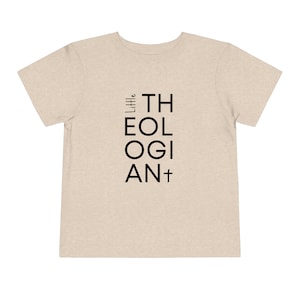 T-shirt a maniche corte per bambini del piccolo teologo