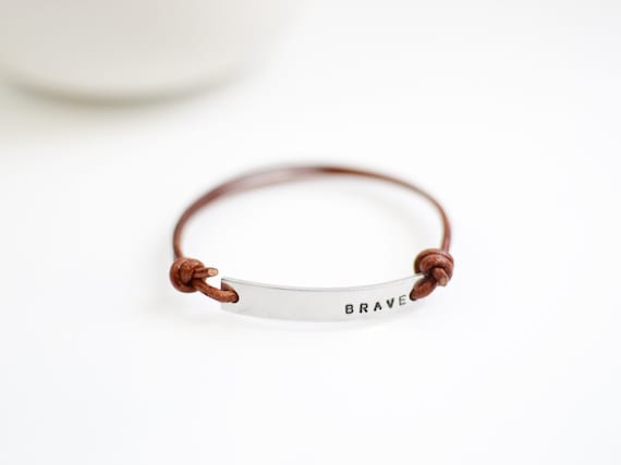 personalized jewelry brave girl Brave girl personalized bracelet brave bracelet
