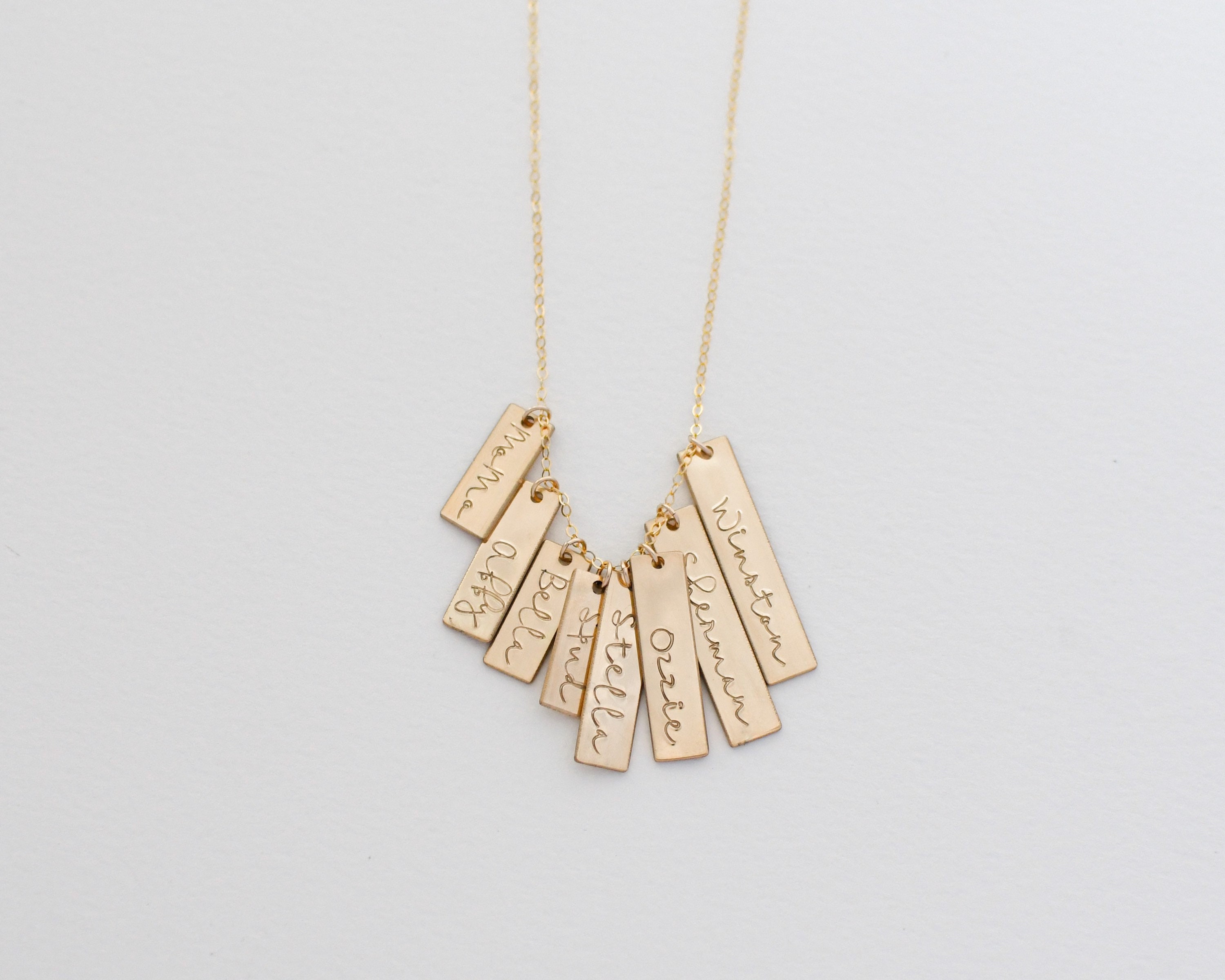 Custom Name Tag Necklace Personalized 