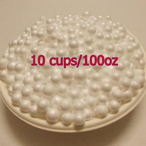 1pack Polystyrene Styrofoam Balls Bottle DIY Snow Mud Particles Accessories  Slime Balls Small Tiny Foam Beads