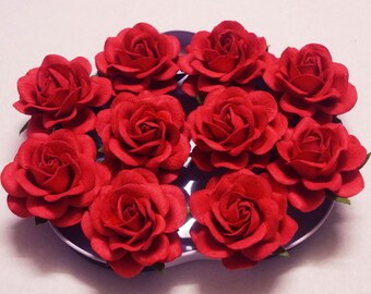 red paper roses etsy paper rose flower craft