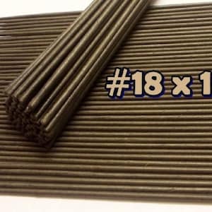 May include: A bundle of 18 brown paper straws, each measuring 14 inches in length. The straws are arranged in a grid pattern, with the text "#18 x 14" visible in the center of the image.